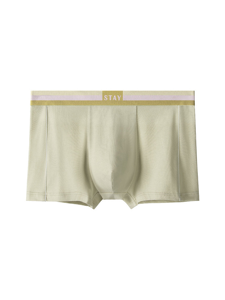 Men's Contrast Color Striped Modal Trunks