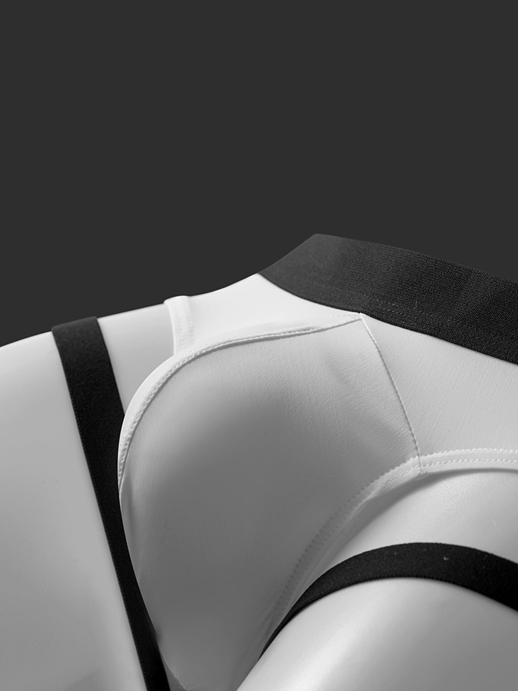 メンズセクシーUコンベックスガーターブリーフ