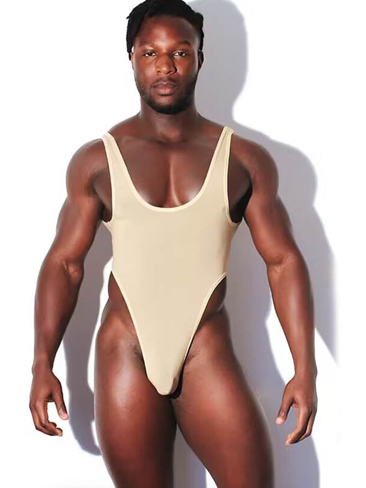 Men's Sports Fitness Camouflage Print One-Piece Jumpsuit