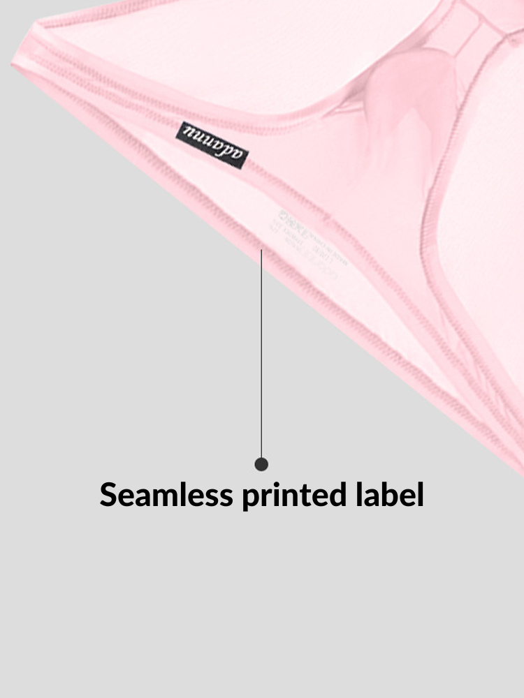 メンズ 3Dポーチ シアー アイスシルク ブリーフ