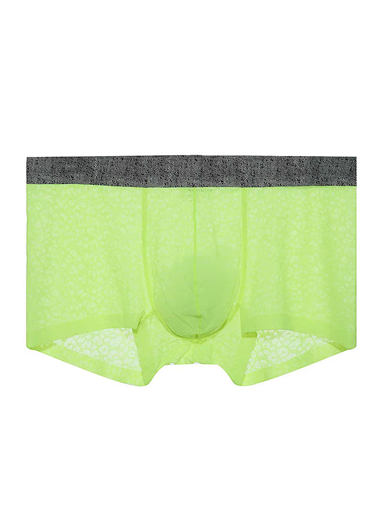 メンズ レース 通気性 吸汗速乾 トランクス 3枚組