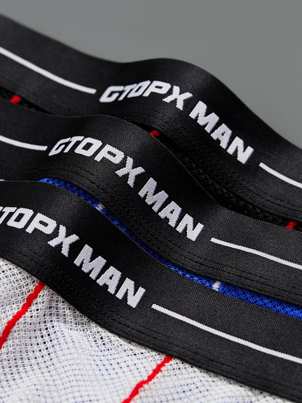 2 Pack Men's Sexy Low-rise Transparent Mesh Trunks