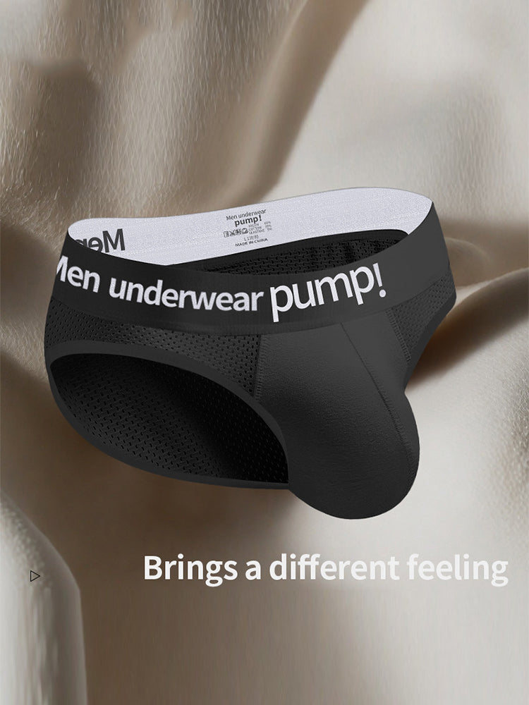 メンズ スポーツ メッシュ 通気性ブリーフ 2枚組