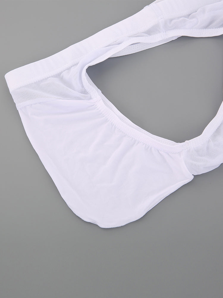 2 Pack Men's Seductive Mesh Sheer Briefs