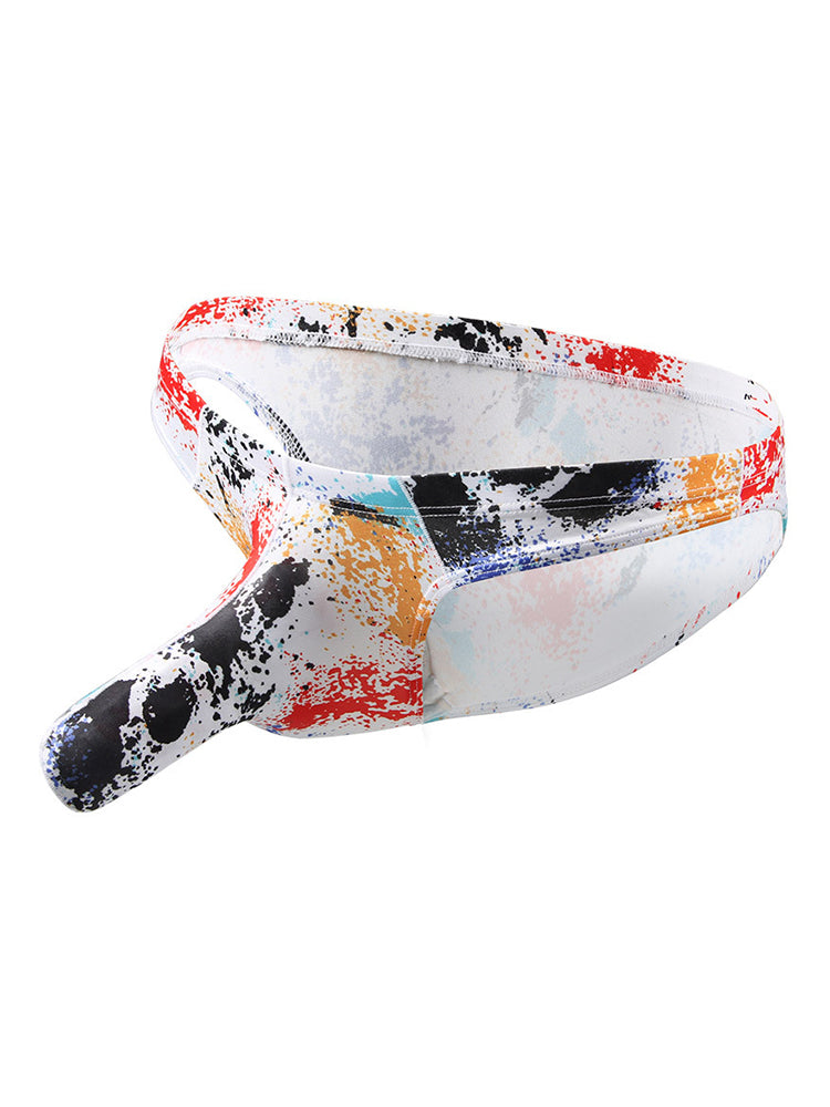 4 Pack Men's Elephant Print Sexy Bikini