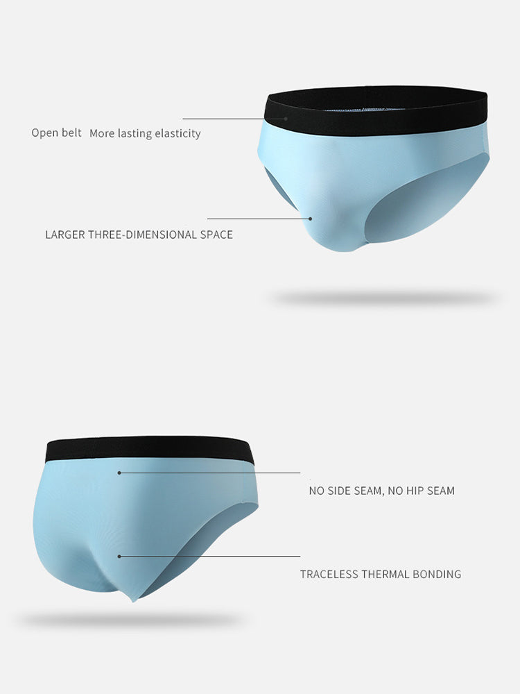 7 Pack Ball Support Seamless Men's Briefs