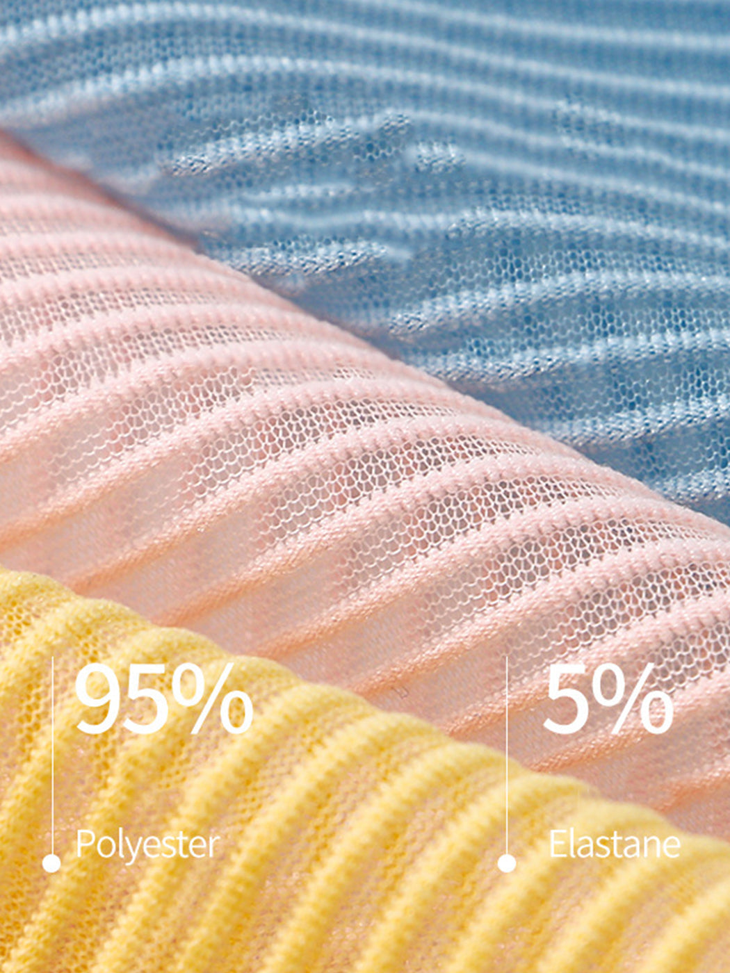 2 Pack Men's Striped Separate Pouch Thin Briefs