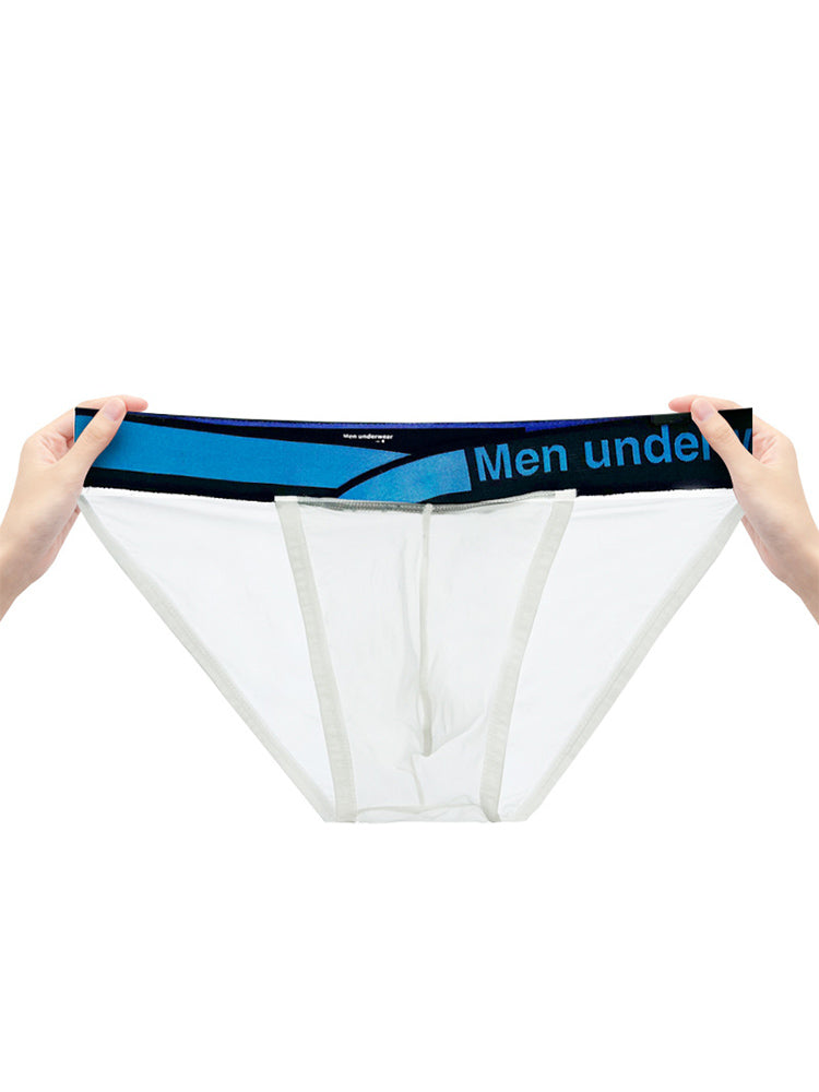 2 Pack Men's Ultra-Thin Semi-Transparent Sexy Sports Bikini