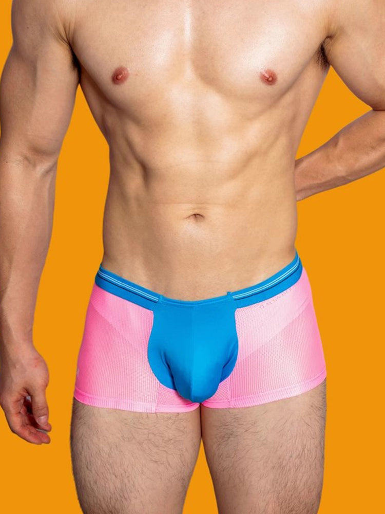 メンズ ナイロンメッシュ 通気性速乾トランクス 3枚組