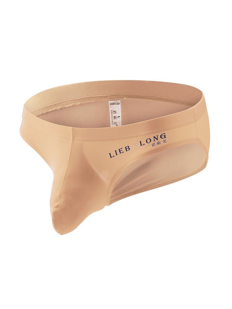 メンズ アイスシルク シームレス コンベックスポーチブリーフ 3枚組