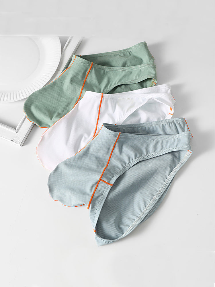 メンズUポーチアイスシルクブリーフ3枚組