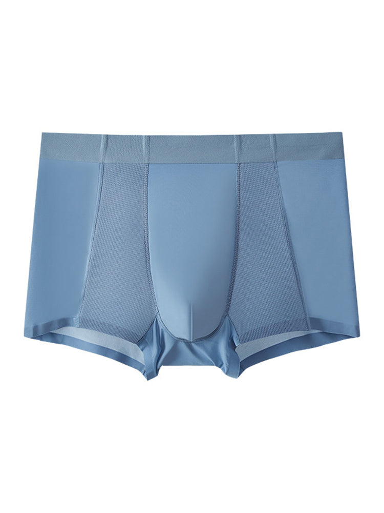 3 Pack Men's Soft Antibacterial Cooling Breathable Air Conditioner Trunks