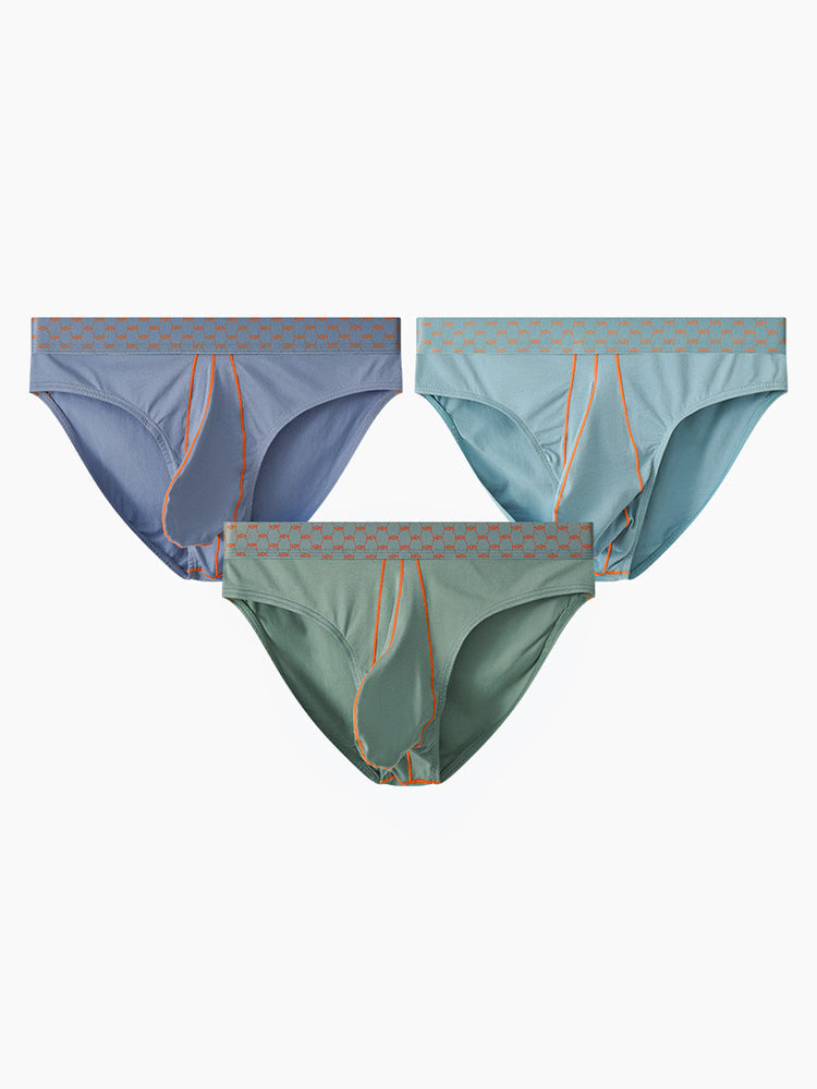 メンズ セクシー ラージポーチ 通気性 快適 コットンブリーフ 3枚組