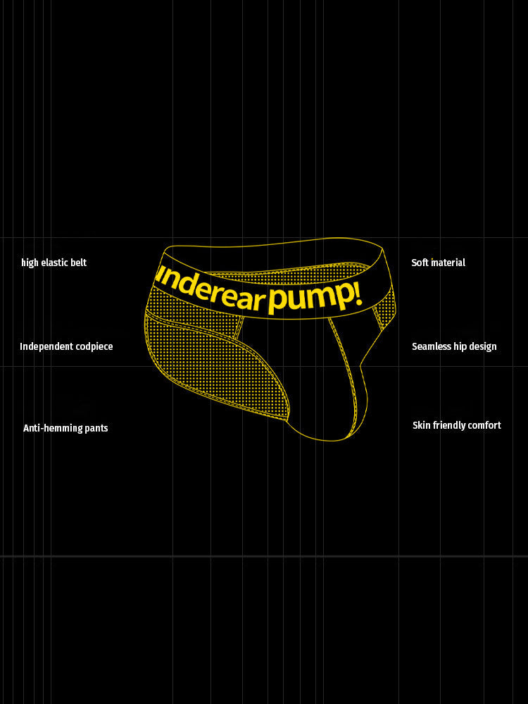 メンズ スポーツ メッシュ 通気性ブリーフ 2枚組