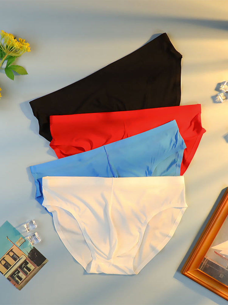 メンズ通気性シームレス薄手ブリーフ