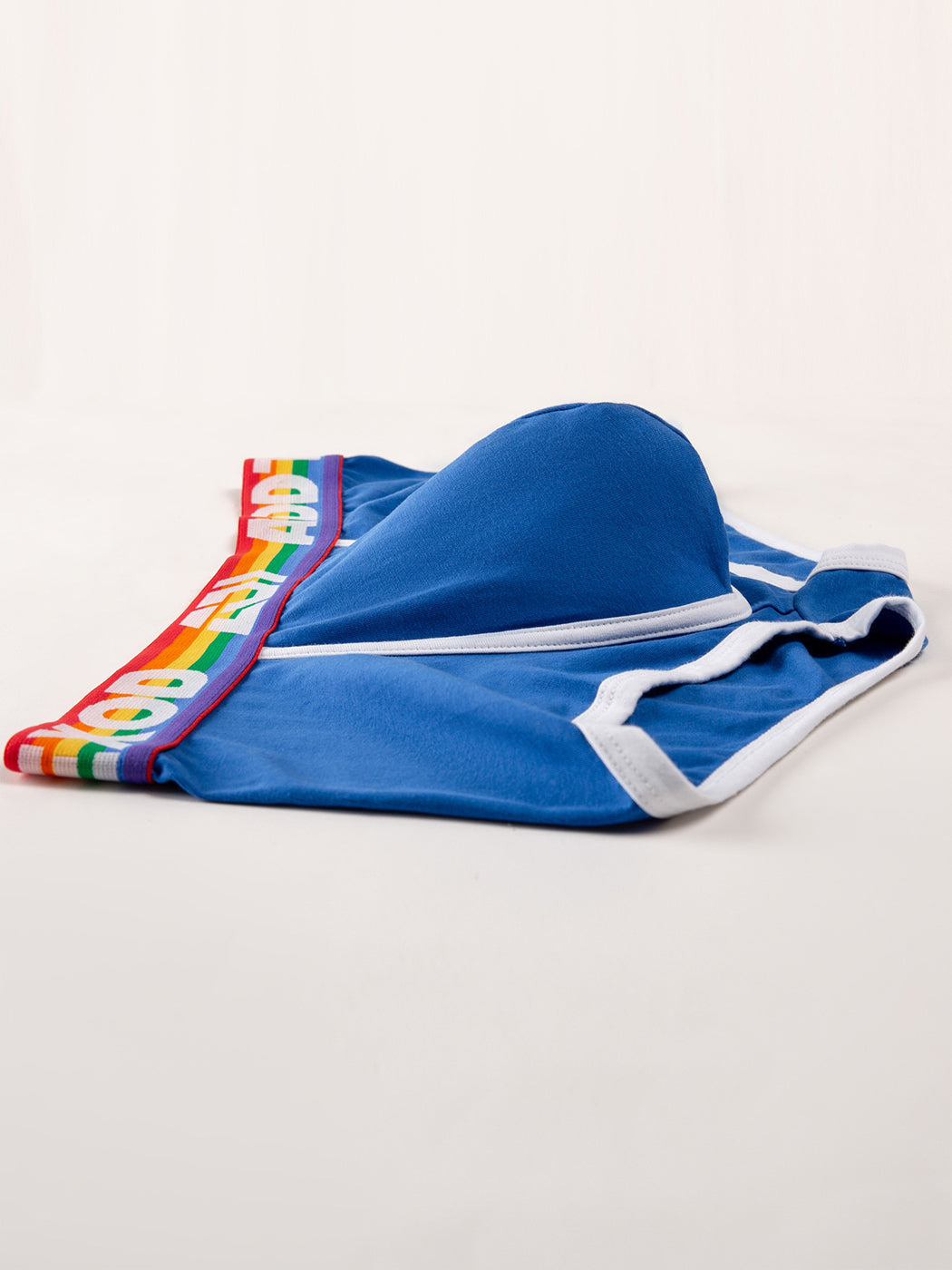 2 Pack Men's Large Pouch Rainbow Trunks