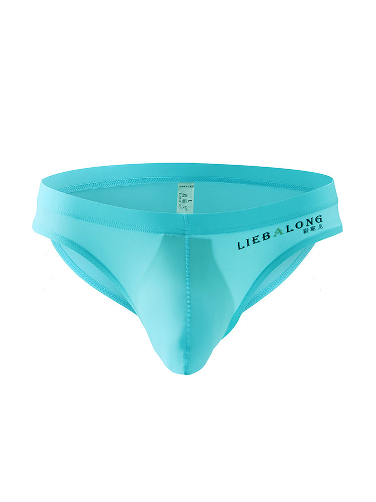 メンズ アイスシルク シームレス コンベックスポーチブリーフ 3枚組