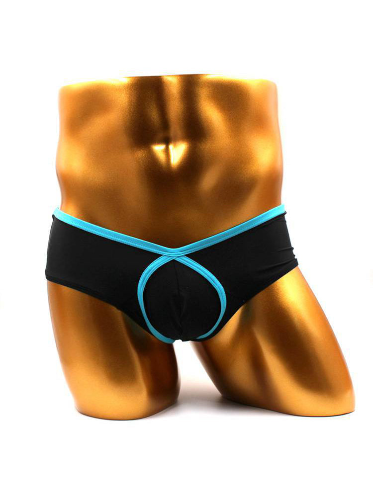 3 Pack Men's Trendy Breathable Sexy Nylon Trunks