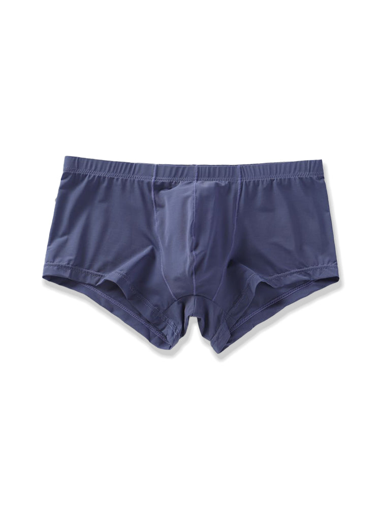 Thin Breathable Ice Silk U Convex Boxers for Men