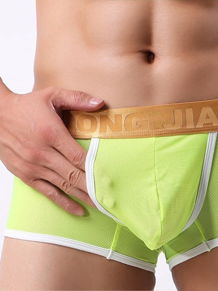 Men's U Convex Pouch Trunks With Functional Fly
