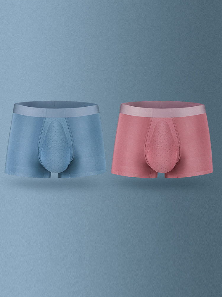 Men's Seamless Trunks with Organic Latex Support Cup