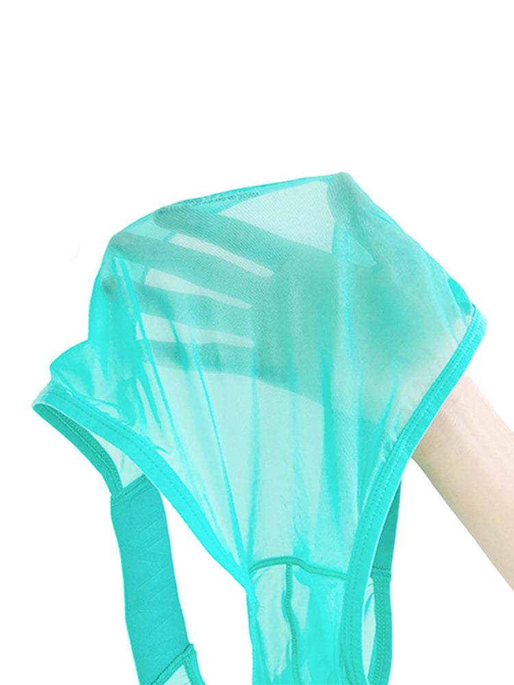 3 Pack Men's Semi-Transparent Comfortable High-Stretch Quick-Dry Bikini