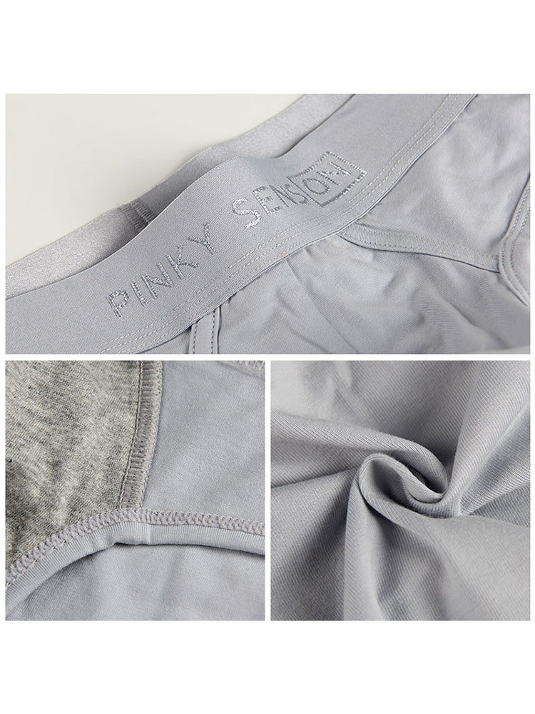 2 Pack Men's Lightweight Cotton Pouch Briefs