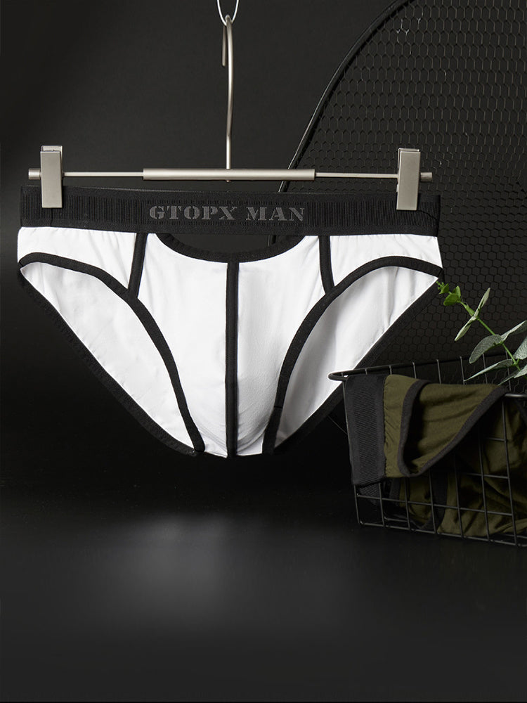 メンズ スプライスライン Uコンベックスポーチ コットンブリーフ