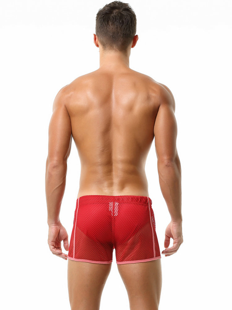 Men's Hollowed Out Breathable Boxer Briefs