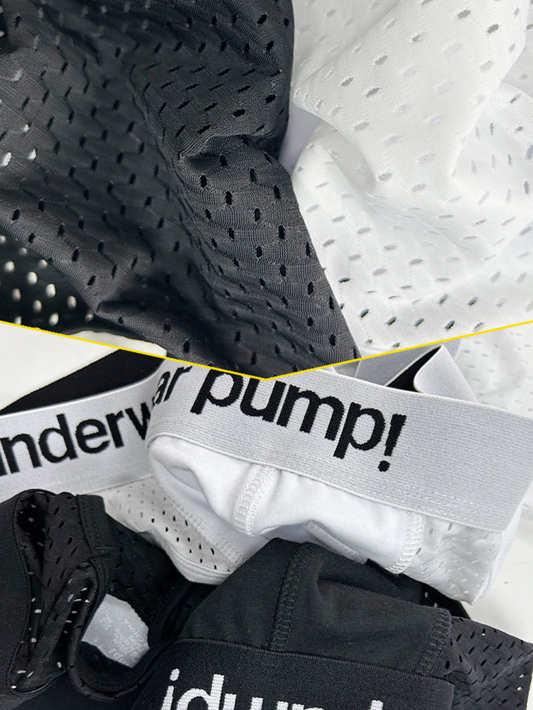 メンズ スポーツ メッシュ 通気性ブリーフ 2枚組