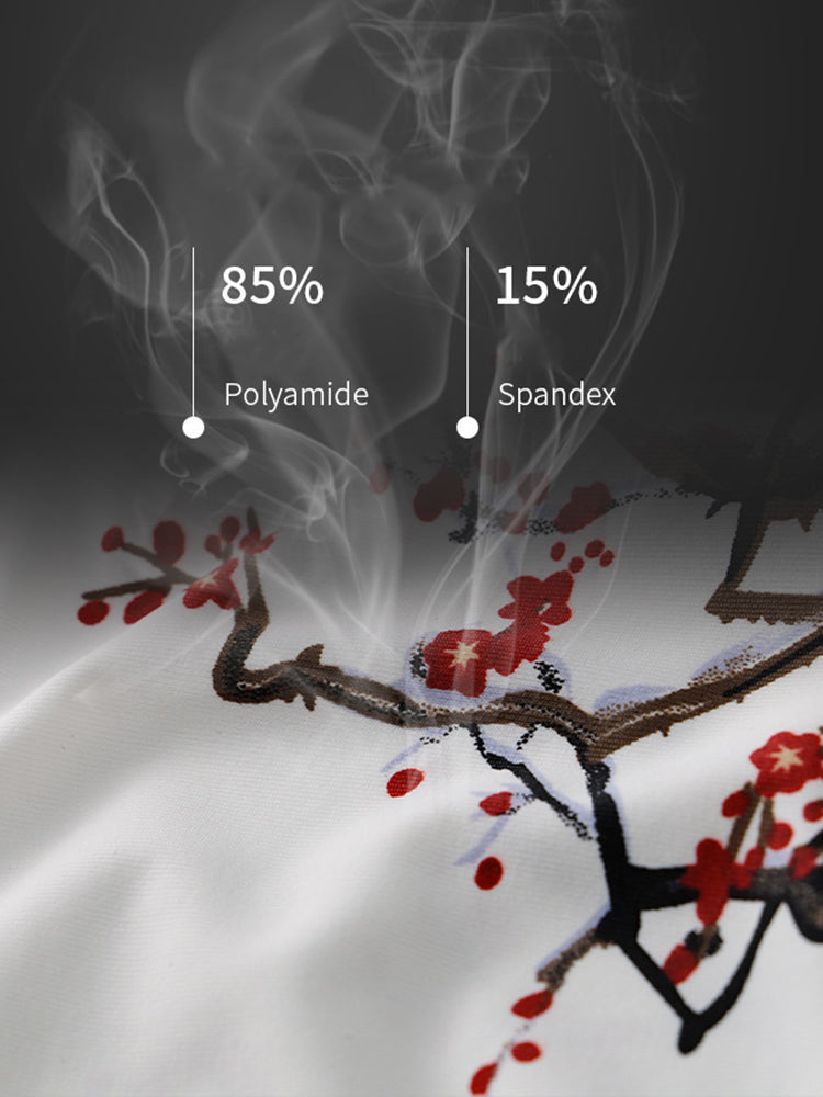 3 Pack Men's Ice Silk U Convex Pouch Trunks with Fly