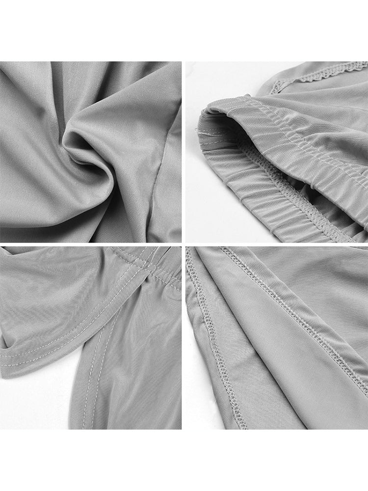4 Pack Men's Sexy High Vent Boxer Shorts