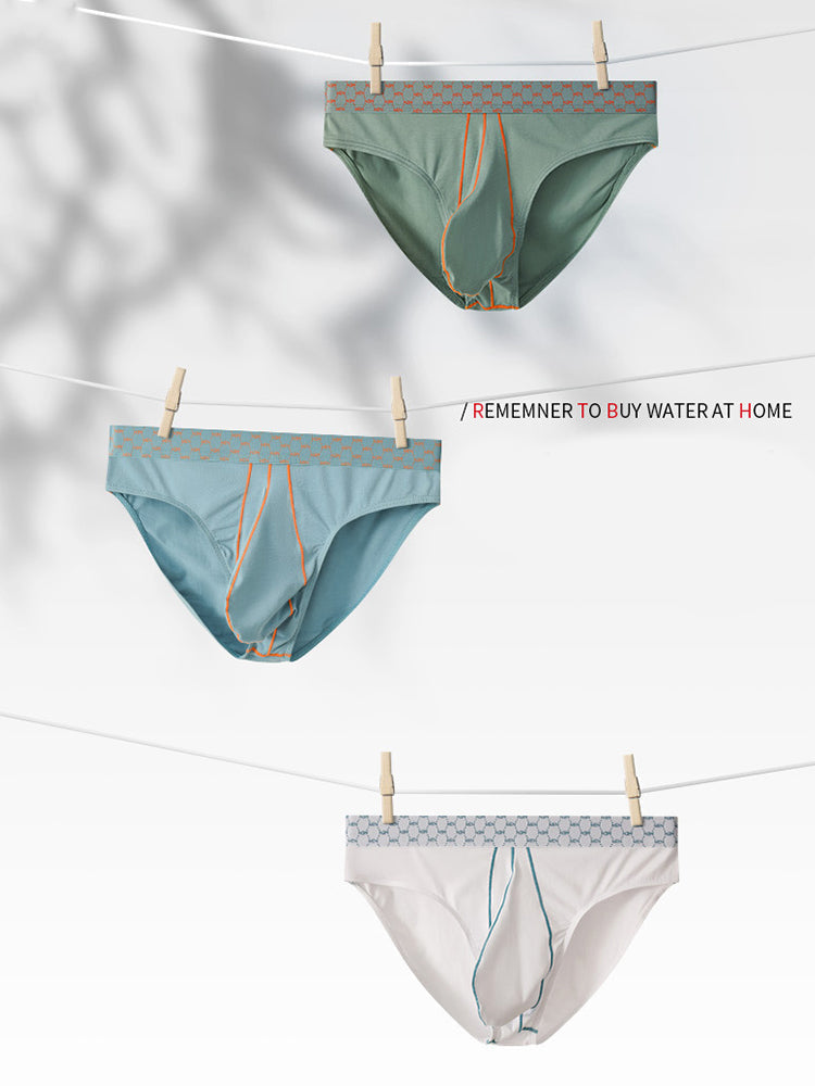 メンズ セクシー ラージポーチ 通気性 快適 コットンブリーフ 3枚組