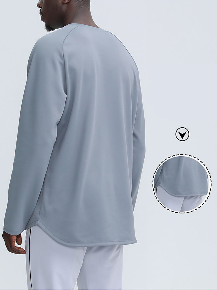 Men's Loose Outdoor Sports Long Sleeve T-Shirt