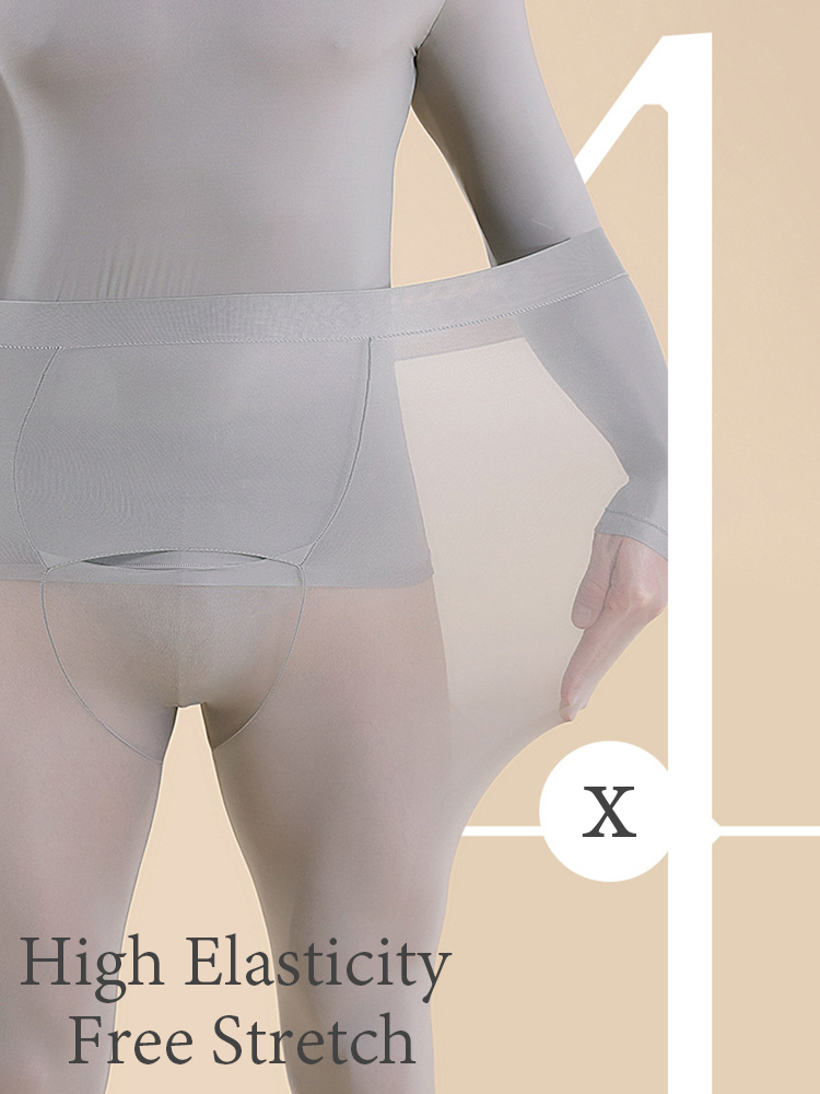 メンズ超薄手シームレスサーマルパンツ