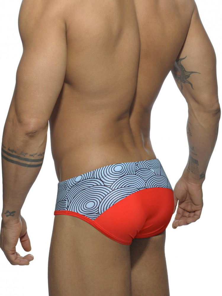Men's 3D Pouch Low-Rise Sexy Swim Brief