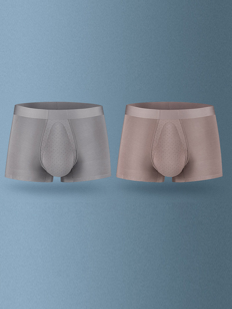 Men's Seamless Trunks with Organic Latex Support Cup