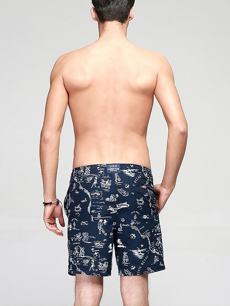 Men's Relaxed Prints Quick-drying Board Shorts