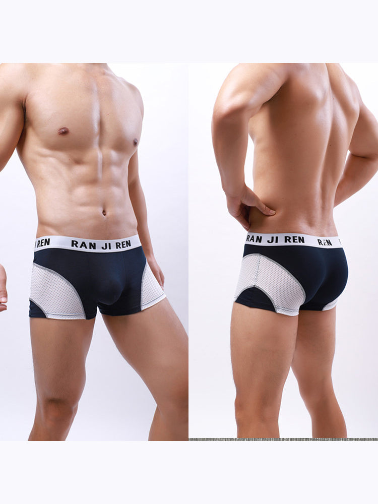 3 Pack Men's Minimalist Cool-Touch Cotton Trunks