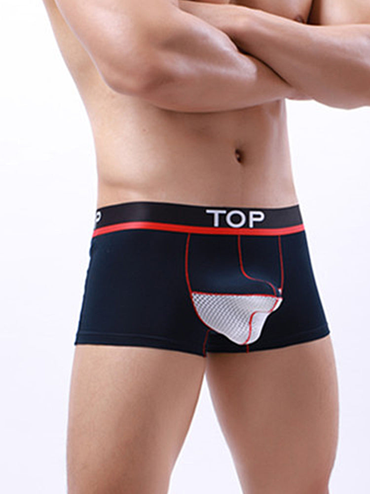 4 Pack Men's Cotton Gun Egg Separation Elephant Nose Trunks