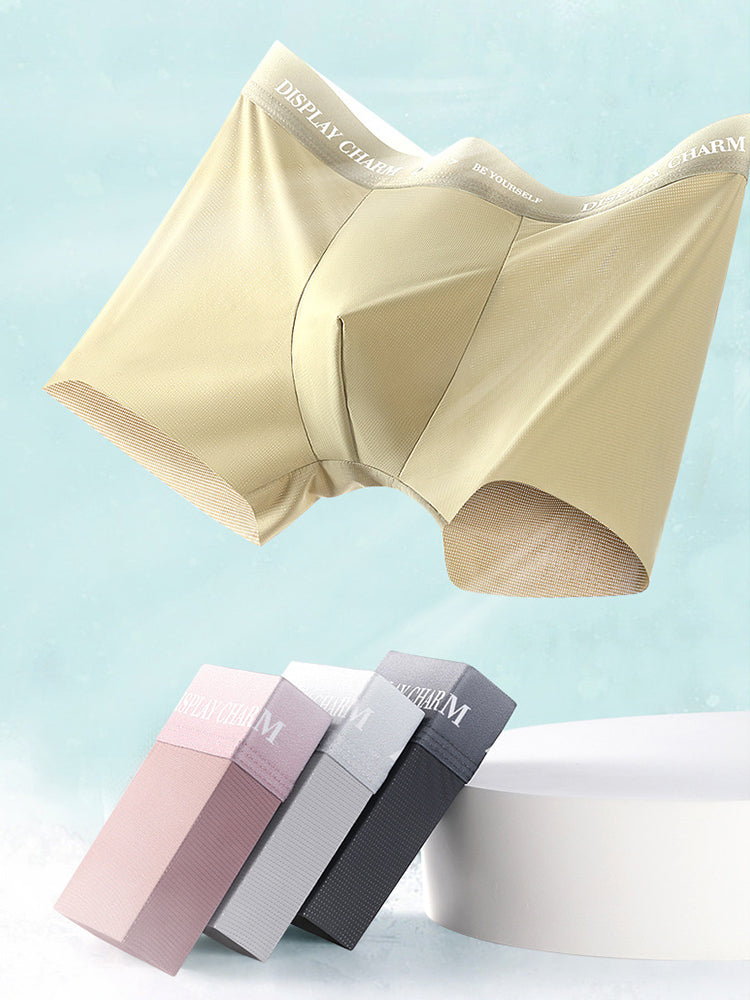 4 Pack Men's Air Pouch Mesh Trunks