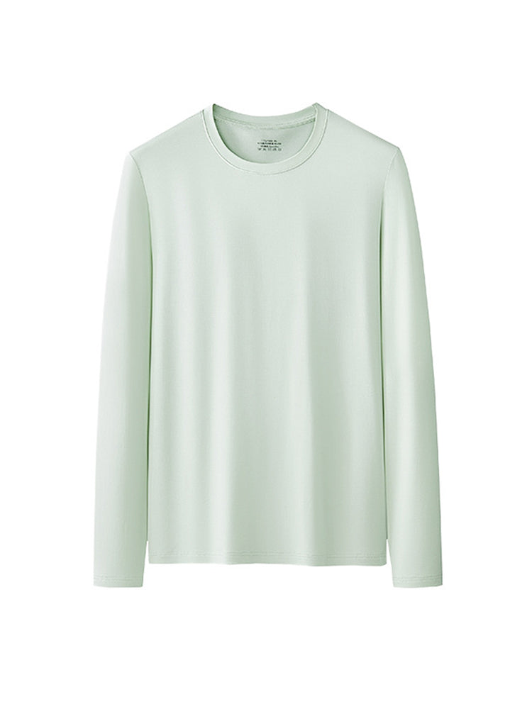 Men's Double-sided Modal Long-sleeved Solid Color T-shirt