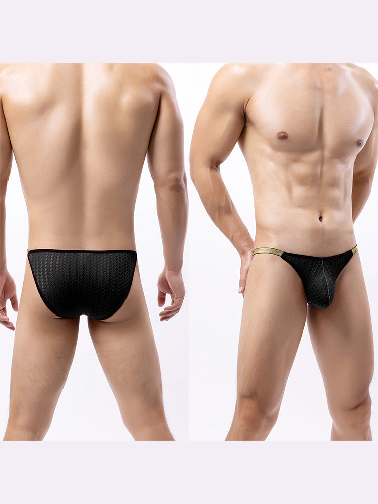 3 Pack Men's Sexy Low-Rise Hip-Lifting Briefs