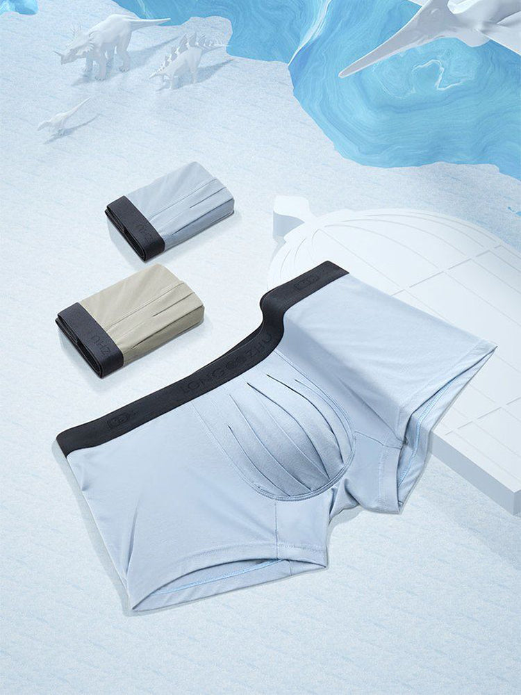 U Convex Folding Large Pouch Modal Trunks for Men