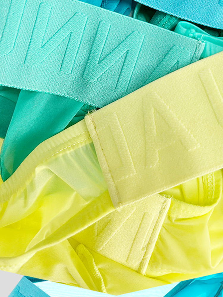 3 Pack Men's Semi-Transparent Comfortable High-Stretch Quick-Dry Bikini