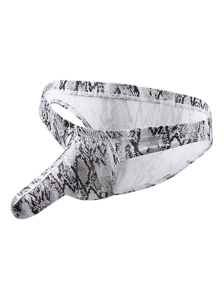 4 Pack Men's Elephant Print Sexy Bikini