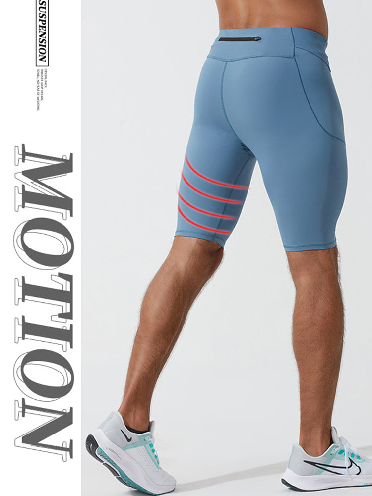 Men's High-Stretch Fitness Sports Quick-Dry Compression Shorts