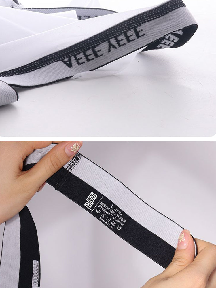 メンズ アイスシルク ヒップホローメッシュ ボクサーブリーフ