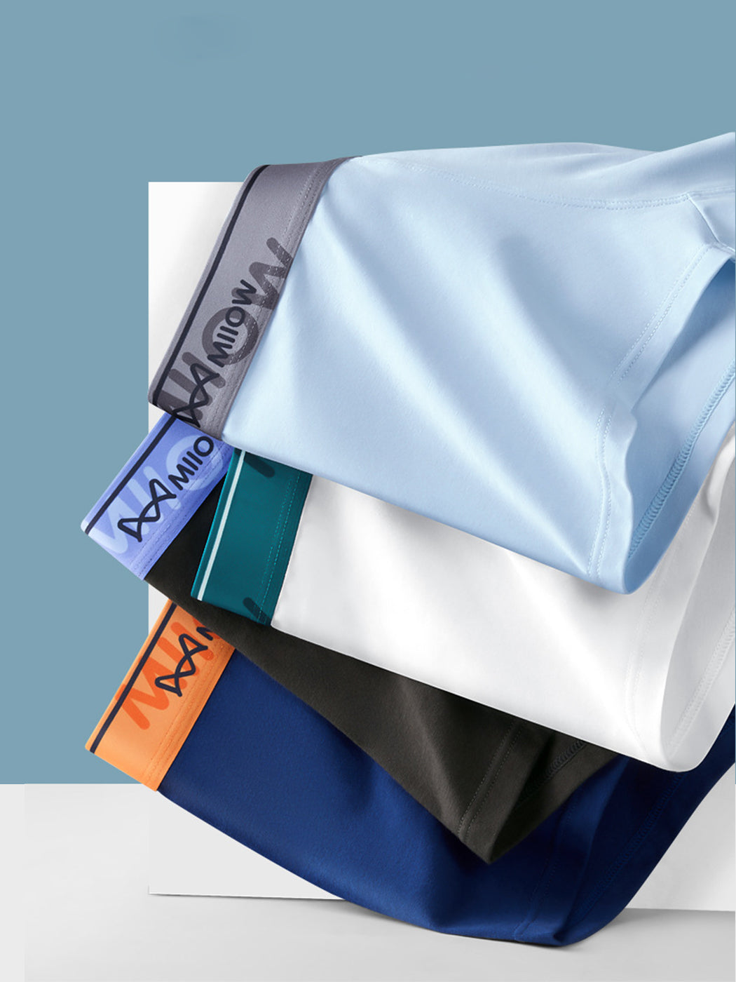 Men's U Convex Pouch Breathable Cotton Trunks