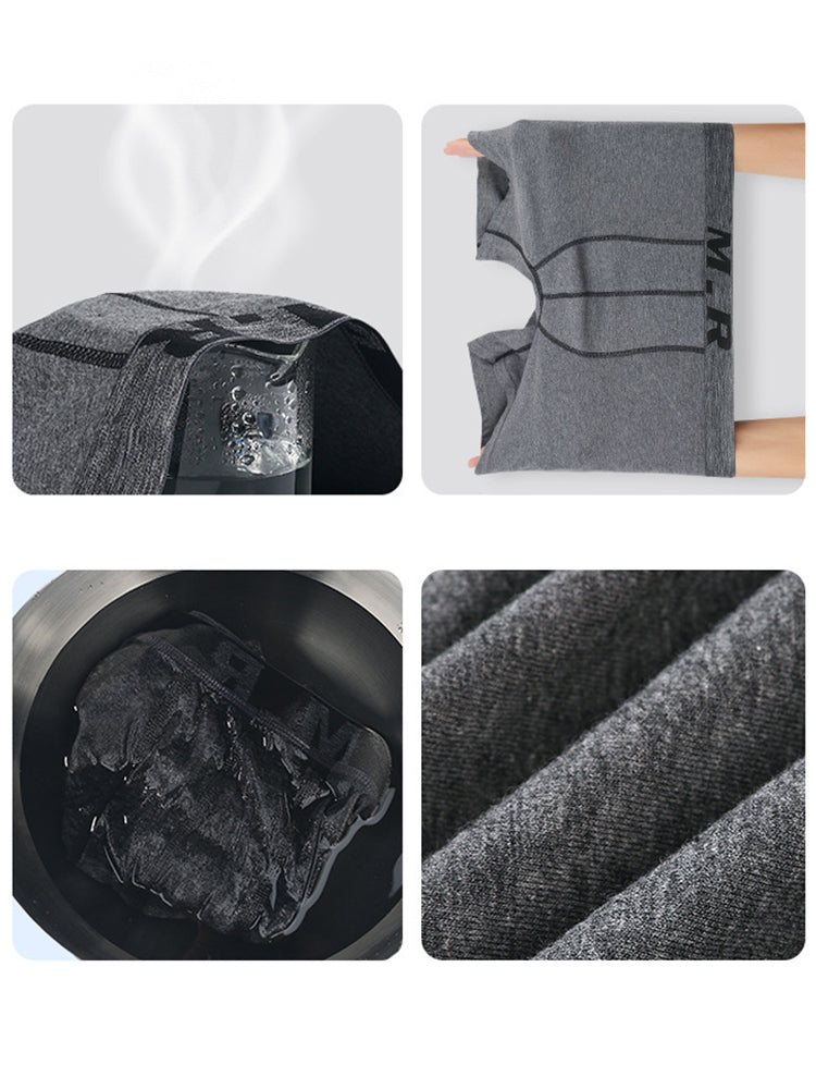 メンズ 快適コットン 擦れ防止 高伸縮性 スポーツボクサーブリーフ 4枚パック